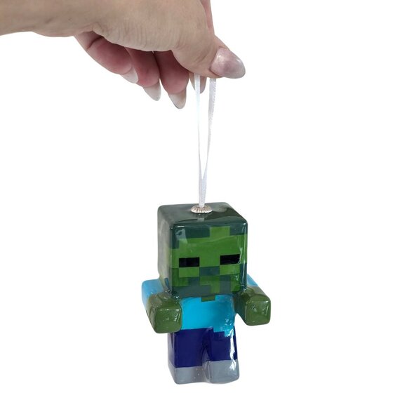 Minecraft Zombie Christmas Ornament Hanging Decoration 4.5" - Picture 4 of 7